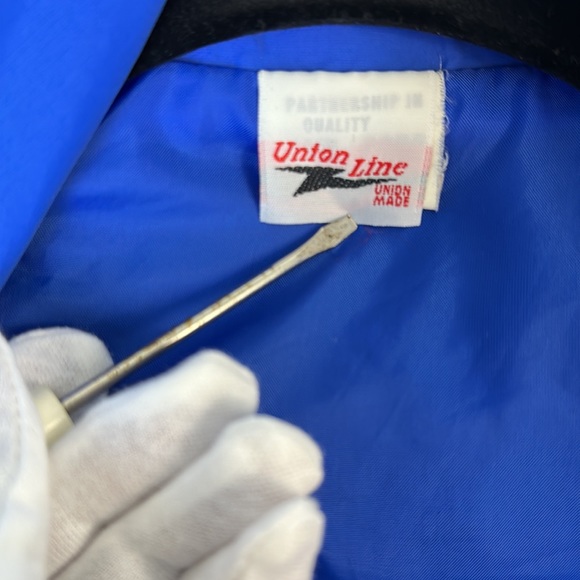 Ford /UAW Windbreaker Hooded Blue Black Size Medium - Picture 7 of 12